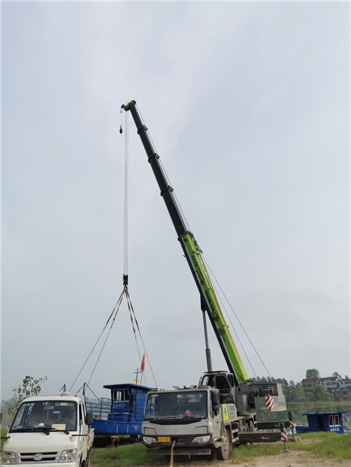 玉泉区桥梁建设吊装案例